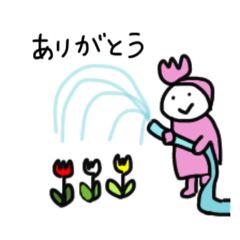 [LINEスタンプ] チューリップの毎日