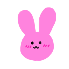 [LINEスタンプ] ピンクうさぎ❤︎