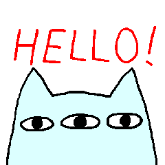 [LINEスタンプ] ネコのミツメちゃん