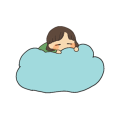 [LINEスタンプ] 朝眠子