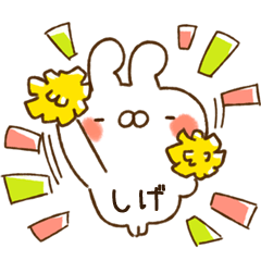 [LINEスタンプ] 【しげ】専用55<動く★気持ちを伝える>