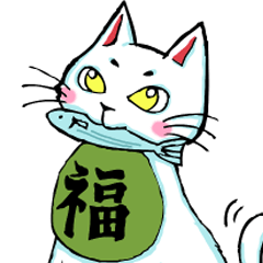 [LINEスタンプ] 御朱印猫の狛猫さん 2