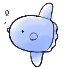 [LINEスタンプ] やわらかいマンボウ