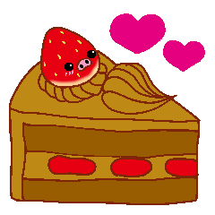 [LINEスタンプ] きゅんっな気持ちを伝える ぶた×Foods