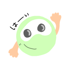 [LINEスタンプ] みどりの丸さん