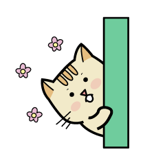 [LINEスタンプ] かわいい猫ドンドン。