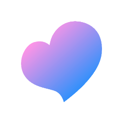 [LINEスタンプ] ハート（グラデーション）8個
