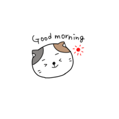 [LINEスタンプ] まゆげのあるねこ