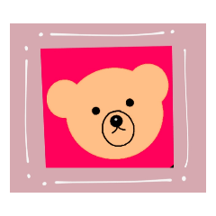 [LINEスタンプ] くまでいっぱい