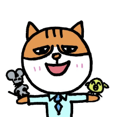 [LINEスタンプ] 猫島くんの敬語 目上の人用