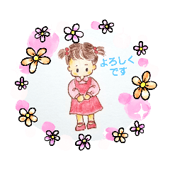 [LINEスタンプ] レトロかわいいスタンプ
