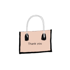 [LINEスタンプ] ローマ字ロゴシンプルスタンプ