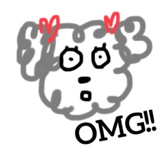 [LINEスタンプ] シルバートイプー シンプル編