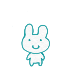 [LINEスタンプ] ふつうのうさぎちゃん