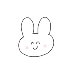 [LINEスタンプ] 使いやすいうさぎちゃん