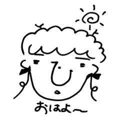 [LINEスタンプ] お鼻のホクロ落書き日常スタンプ