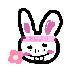 [LINEスタンプ] ウサギ カメ