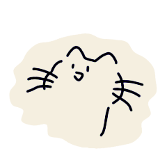 [LINEスタンプ] ざつがきねこ