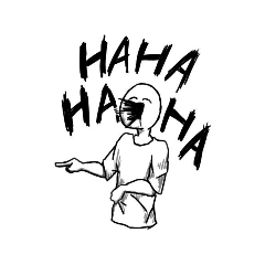 [LINEスタンプ] 白い人型のナニカ2