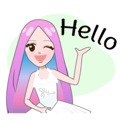 [LINEスタンプ] 亜希奈 可愛い子