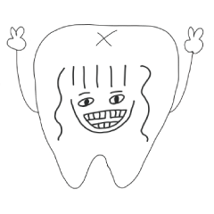[LINEスタンプ] 前歯ちゃんスタンプの画像（メイン）