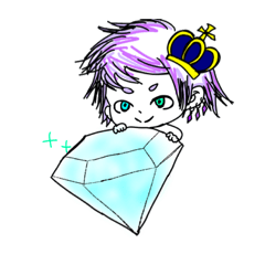 [LINEスタンプ] お花の王様スタンプ