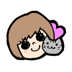 [LINEスタンプ] ゆきちゃんとカミちゃん