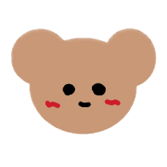 [LINEスタンプ] くまのえもじ。の画像（メイン）