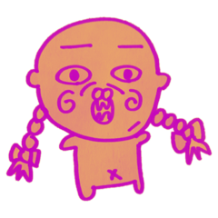 [LINEスタンプ] ひたすらちんちくりんりん
