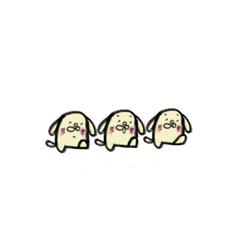 [LINEスタンプ] 初代ハニカミのラブラドール！