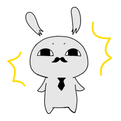 [LINEスタンプ] ジェントル ラビット？3