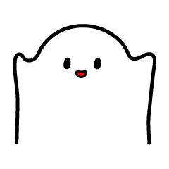 [LINEスタンプ] Boo！ かわいい幽霊の恐ろしい日常