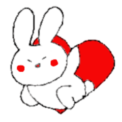 [LINEスタンプ] ミグうさぎ ver1.2