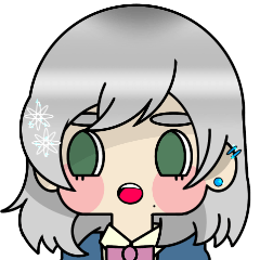 [LINEスタンプ] Snow Sweet girl