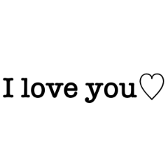 [LINEスタンプ] 愛してるって素敵