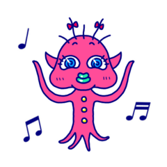 [LINEスタンプ] Pink ちゃん