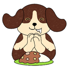 [LINEスタンプ] ビーグル犬の生活