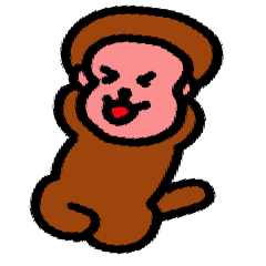 [LINEスタンプ] モンキキ猿