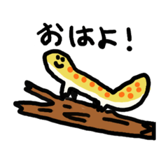 [LINEスタンプ] レオパのジロニコちゃんスタンプ