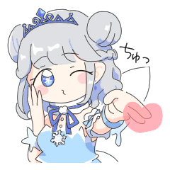 [LINEスタンプ] 雪乃クリスタル