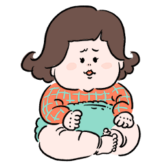 [LINEスタンプ] むちむち赤ちゃんの日常