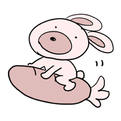 [LINEスタンプ] うさぎざえもん物語