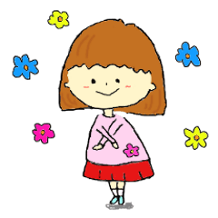 [LINEスタンプ] ふわふわな子供の一言