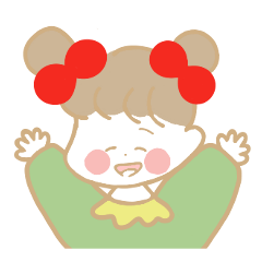 [LINEスタンプ] ✿おはなちゃん✿