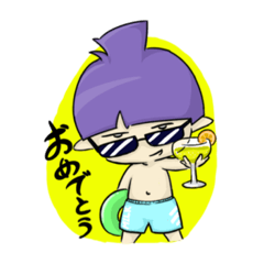 [LINEスタンプ] ミルクT ＆ Family
