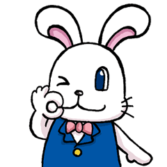 [LINEスタンプ] ほのぼのな日々♪うさぎ