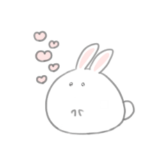 [LINEスタンプ] もちもちした動物たち