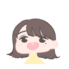 [LINEスタンプ] 水玉女のスタンプ