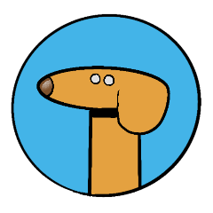 [LINEスタンプ] 犬 is dog