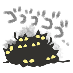 [LINEスタンプ] GOBLIN CAT[闇化け猫]の画像（メイン）